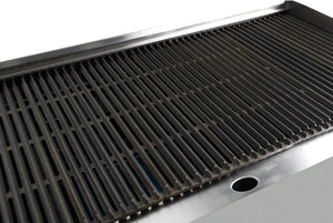 General - 48" Natural Gas 4 Burner Charbroiler Grill - GCRB-48NG