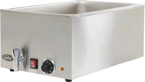 General - Stainless Steel Electric Food Warmer with Drain - GFW-100D