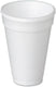 Genpak - 16 Oz Plain Foam Cups, Pack of 500 - 160M