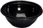 Genpak - 16 Oz Plastic Black High Impact Crystalline Bowls, Pack of 200 - CW016