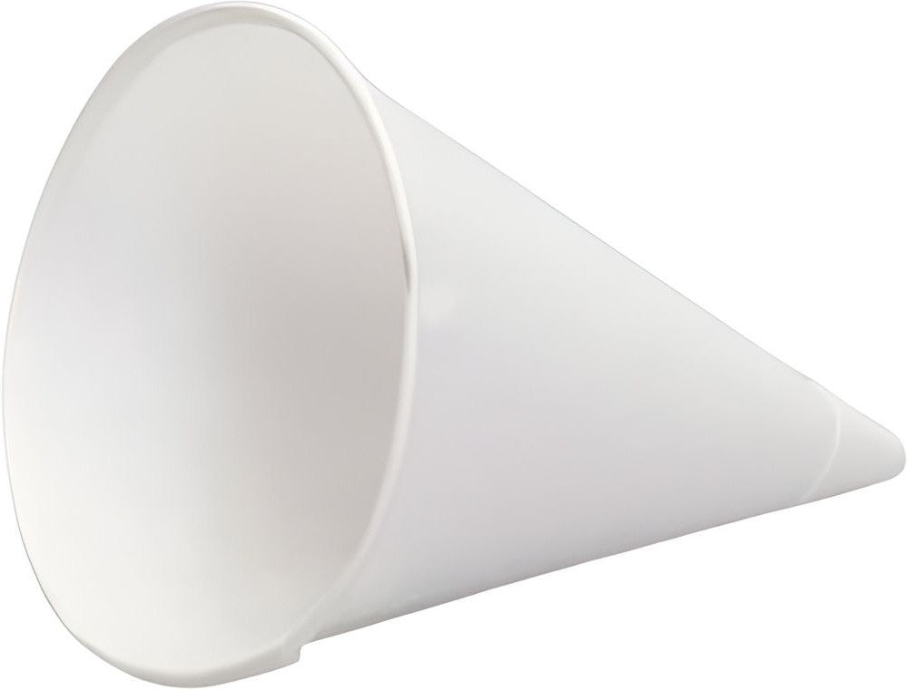 Genpak - 4 Oz Cone Paper Cups, Pack of 200 - W4F