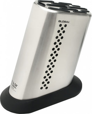 Global - Stainless Steel Dotted Knife Block for up to 10 Global Knives - G835BD