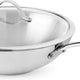 HENCKELS - Aragon 12.5" Stainless Steel Wok With Lid - 1022149