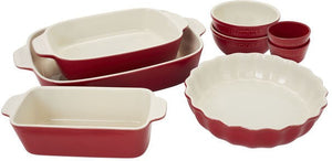 HENCKELS - Ceramic 8 PC Cherry Bakeware Set - 1021971