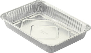 HFA - 108 Oz Large Full Curl Oblong Cake Pan, Pack of 100 - 394-40-100