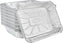 HFA - 1/4 Sheet Foil Full Curl Cake Pan, Pack of 100 - 309-45-100