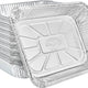 HFA - 1/4 Sheet Foil Full Curl Cake Pan, Pack of 100 - 309-45-100