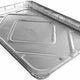 HFA - 16.44" x 11.63" x 1.25", 116 Oz 1/2 Sheet Full Curl Foil Cake Pan, Pack of 100 - 2063-55