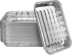 HFA - 256 Oz Aluminum Oblong Roaster Pan, Pack of 100 - 2017-00-100