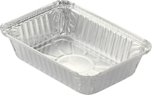 HFA - 2.25 lb Oblong Deep Foil Container, Pack of 500 - 2062-30-500