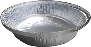 HFA - 7" Round Full Curl Foil Containers, 500/Cs - 2047-25-500FC