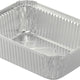 HFA - 80 Oz Oblong Entree Take-Out Foil Pan, Pack of 250 - 4041-45-250