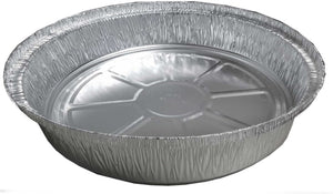 HFA - 9" Aluminum Round Full Curl Container, Pack of 500 – 2046-30-500FC