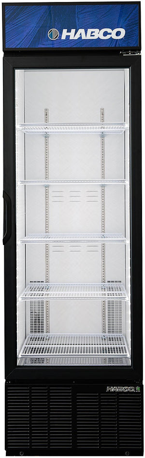 Habco - 23.9" Single Slimline Swing Door Cold Space Merchandiser Refrigerators - ESM18HC