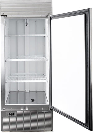 Habco - 30.5" Single Solid Swing Door Freezer Stainless Steel Xterior - SF28HCSX