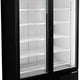 Habco - 47.5" Double Glass Swing Door Cold Space Merchandiser Refrigerators - ESM46HC