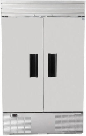 Habco - 47.5" Double Solid Swing Door Refrigerator with Stainless Steel Xterior - SE46HCSX