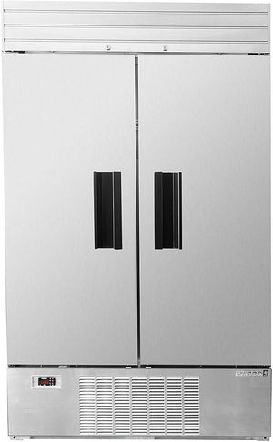 Habco - 47.5" Double Swing Solid Door Freezer with Stainless Steel Xterior - SF46HCSX