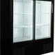 Habco - 54" Double Sliding Door Impulse Cold Space Merchandiser - ESM14SL54HC