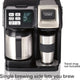 Hamilton Beach - 10 Cup FlexBrew 2-Way Programmable Coffee Maker with Thermal Carafe - 49966