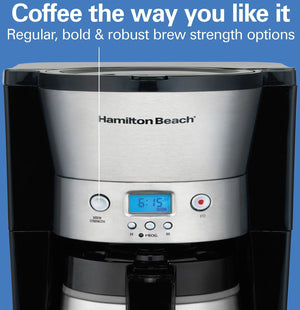 Hamilton Beach - 10 Cup Programmable Thermal Coffee Maker - 46899R