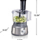 Hamilton Beach - 10 Cup Spiralizing Food Processor Silver - 70735