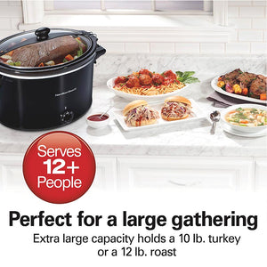 Hamilton Beach - 10 QT Extra-Large Stay or Go Slow Cooker - 33195G