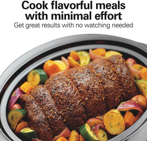 Hamilton Beach - 10 QT Extra-Large Stay or Go Slow Cooker - 33195G