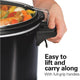 Hamilton Beach - 10 QT Extra-Large Stay or Go Slow Cooker - 33195G