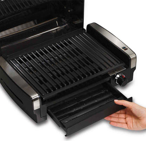 Hamilton Beach - 118 Sq. In. Searing Grill with Lid Window - 25361C