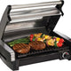 Hamilton Beach - 118 Sq. In. Searing Grill with Lid Window - 25361C