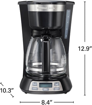 Hamilton Beach - 12 Cup Programmable Drip Coffee Maker - 49632