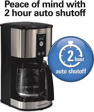 Hamilton Beach - 12 Cup Programmable Hot & Iced Coffee Maker - 49620