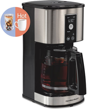 Hamilton Beach - 12 Cup Programmable Hot & Iced Coffee Maker - 49620