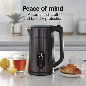 Hamilton Beach - 1.7 L Digital Temperature Control Double Wall Kettle - 40851