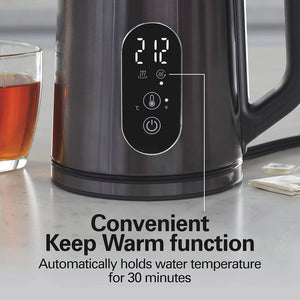 Hamilton Beach - 1.7 L Digital Temperature Control Double Wall Kettle - 40851