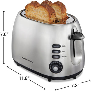 Hamilton Beach - 2 Slice Toaster with Sure-Toast Technology - 22220C