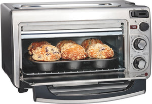 Hamilton Beach - 2-in-1 Oven and Toaster - 31156G