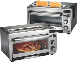 Hamilton Beach - 2-in-1 Oven and Toaster - 31156G