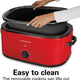 Hamilton Beach - 20 QT Electric Roaster Oven Red - 32235G