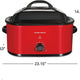 Hamilton Beach - 20 QT Electric Roaster Oven Red - 32235G