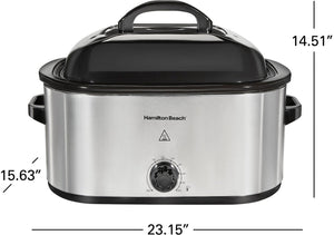 Hamilton Beach - 20 QT Electric Roaster Oven Silver - 32215G