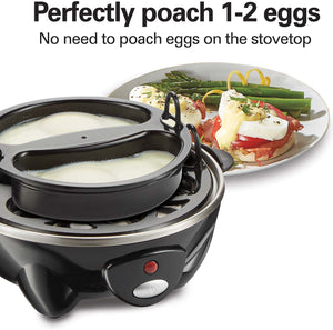 Hamilton Beach - 3-in-1 Egg Cooker with 14 Egg Capacity - 25508