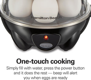 Hamilton Beach - 3-in-1 Egg Cooker with 14 Egg Capacity - 25508