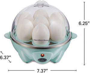 Hamilton Beach - 3-in-1 Egg Cooker with 7 Egg Capacity - 25504G