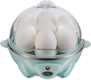 Hamilton Beach - 3-in-1 Egg Cooker with 7 Egg Capacity - 25504G