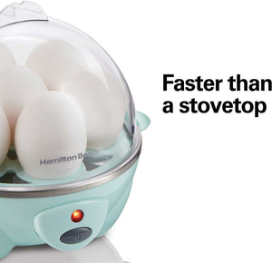 Hamilton Beach - 3-in-1 Egg Cooker with 7 Egg Capacity - 25504G