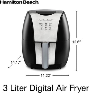 Hamilton Beach - 3.1 QT Digital Air Fryer - 35065C