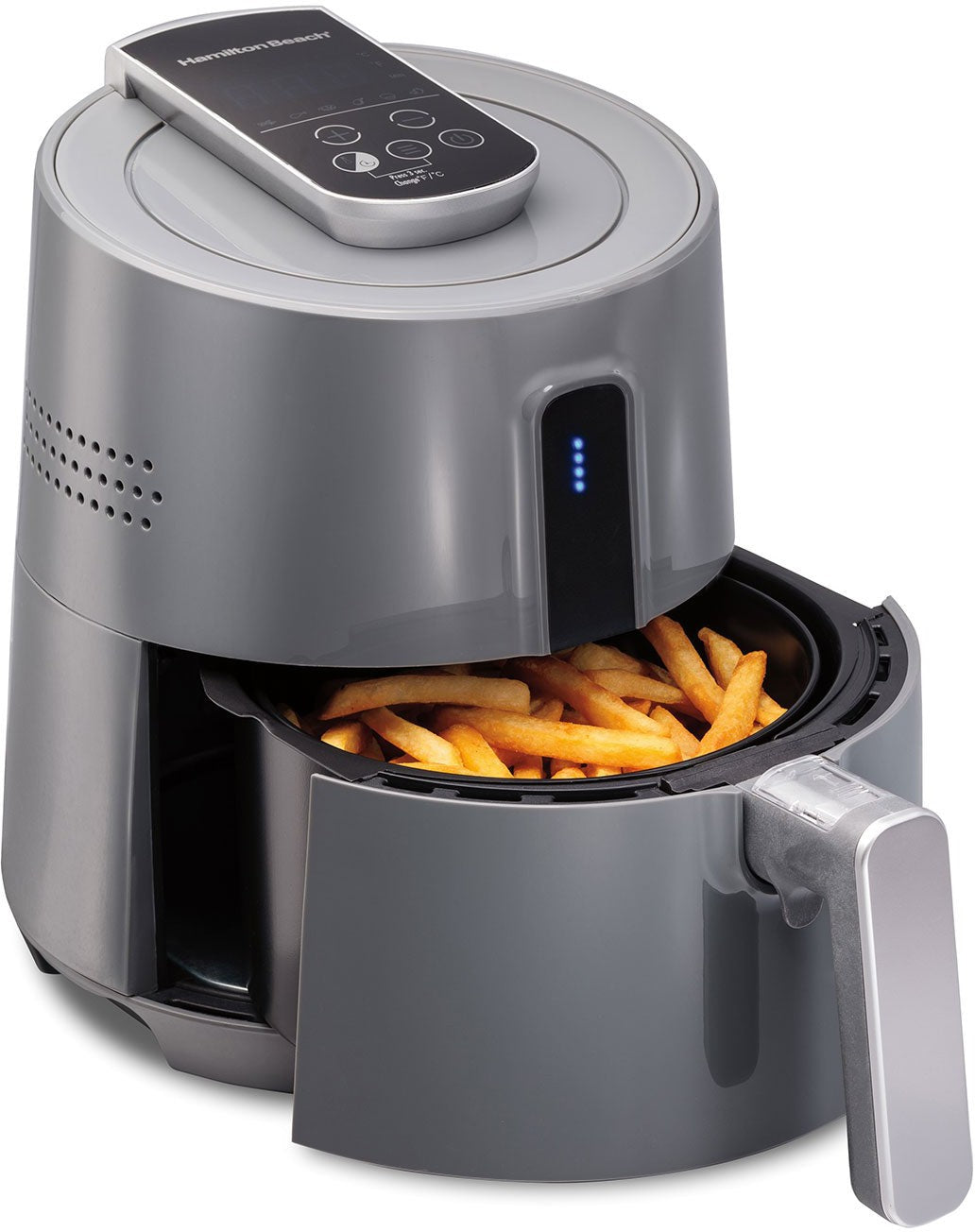 Hamilton Beach - 3.7 QT Digital Air Fryer Gray - 35051C