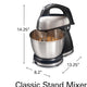 Hamilton Beach - 4 QT 6-Speed Stand/Hand Mixer - 64650